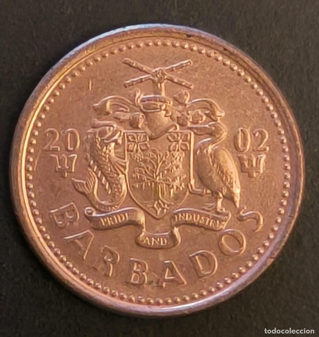Monedas antiguas de Am&eacute;rica: Barbados 1 centavo, 2002 - Foto 1