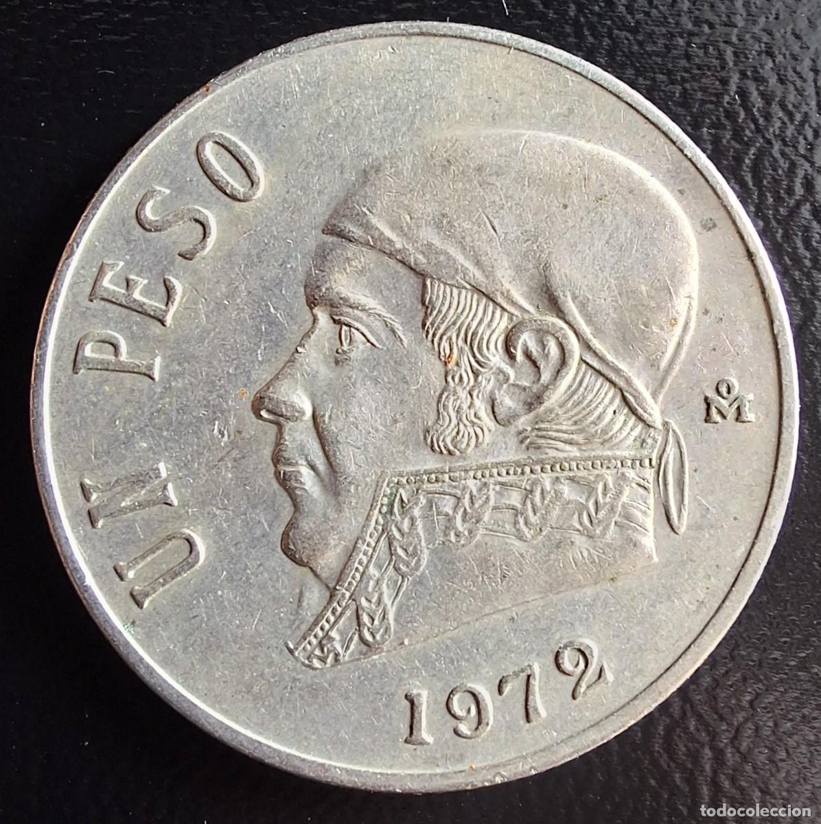 Monedas antiguas de Am&eacute;rica: 1 Peso 1972 - M&eacute;jico - Foto 1