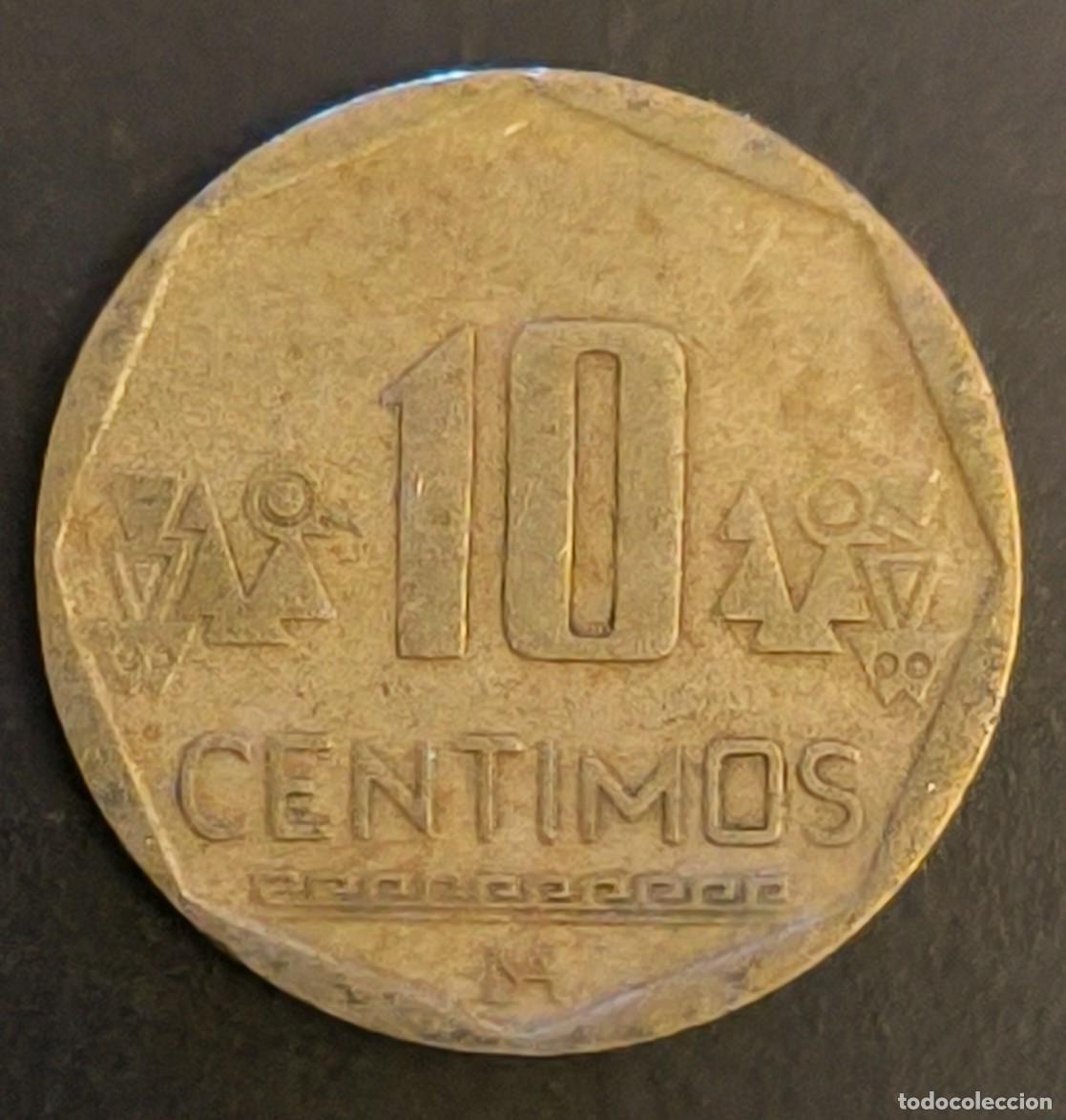 Monedas antiguas de Am&eacute;rica: Per&uacute; 10 c&eacute;ntimos, 2009 - Foto 2