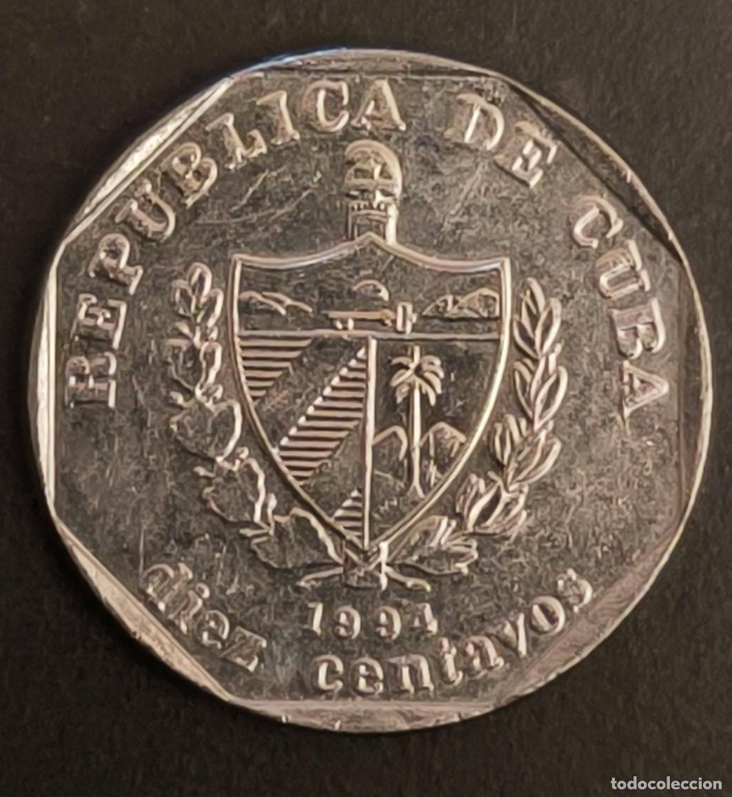 Monedas antiguas de Am&eacute;rica: Cuba 10 centavos, 1994 - Foto 1