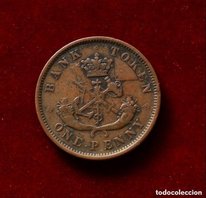 Monedas antiguas de Am&eacute;rica: PENNY 1857 UPPER CANADA - Foto 1
