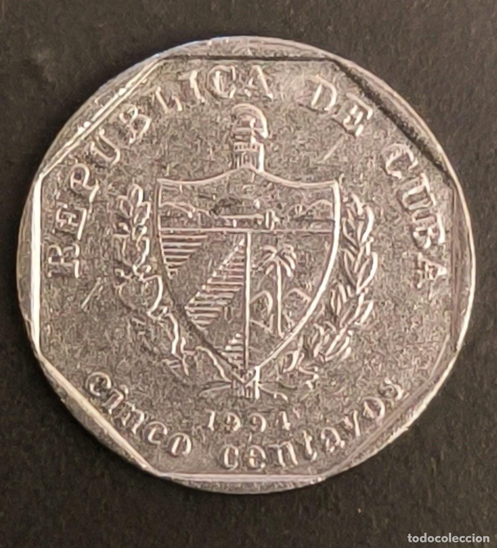 Monedas antiguas de Am&eacute;rica: Cuba 5 centavos, 1994 - Foto 1