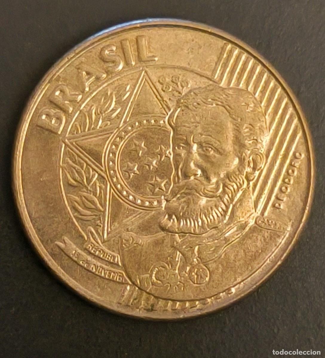 Monedas antiguas de Am&eacute;rica: Brasil 25 centavos, 2012 - Foto 2