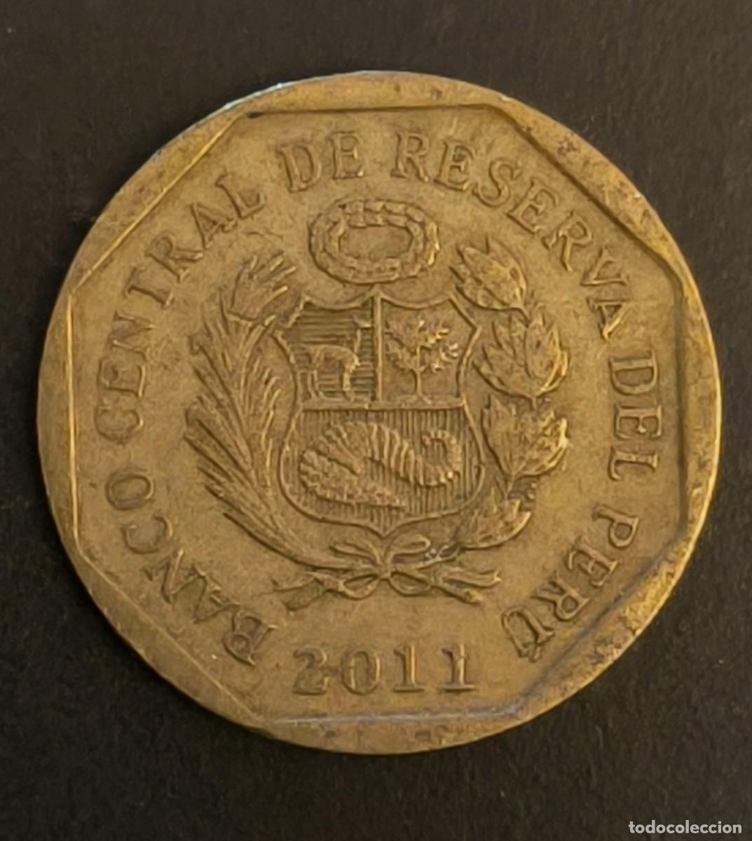 Monedas antiguas de Am&eacute;rica: Per&uacute; 10 c&eacute;ntimos, 2011 - Foto 1