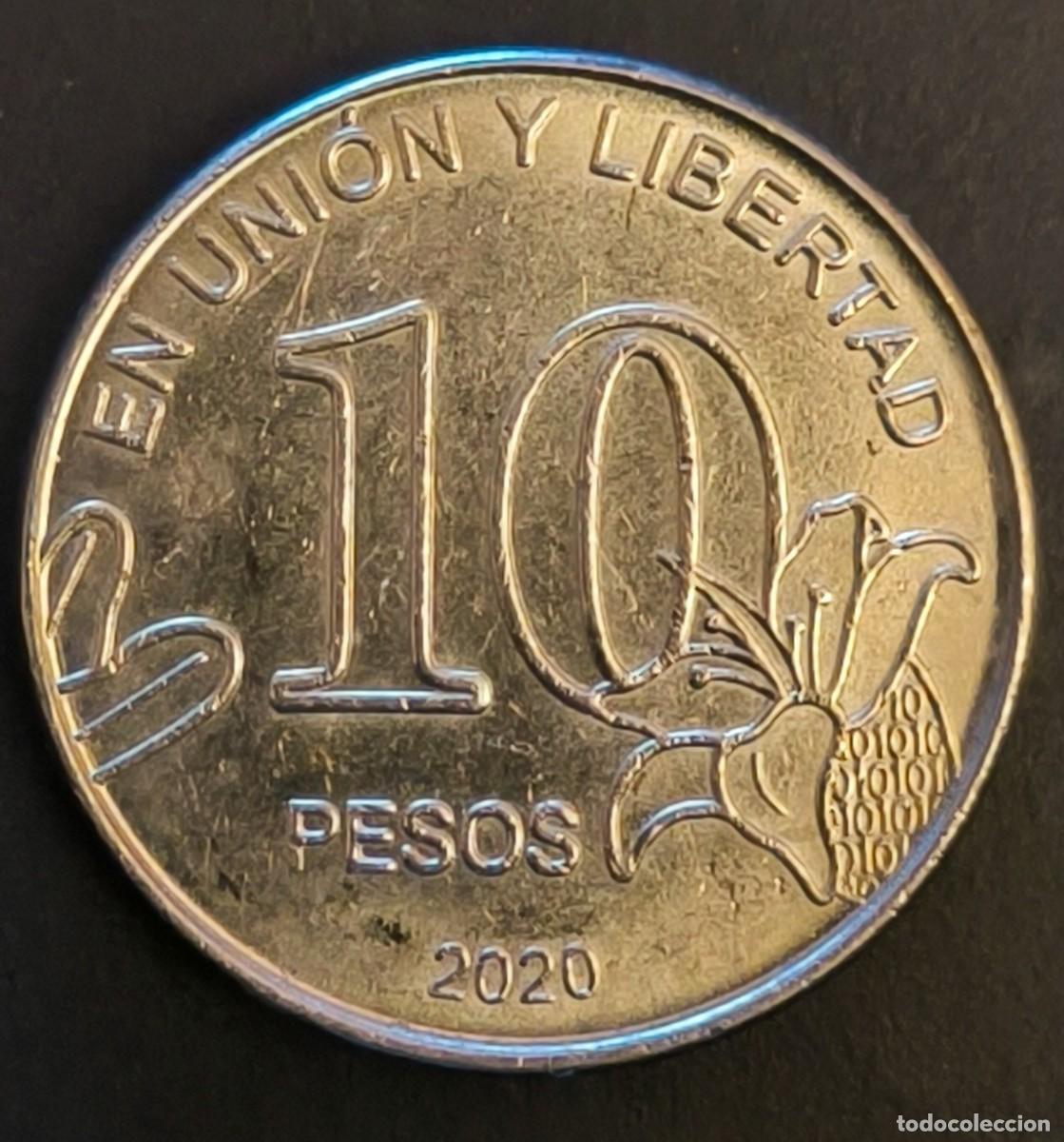 Monedas antiguas de Am&eacute;rica: Argentina 10 pesos, 2020 - Foto 1