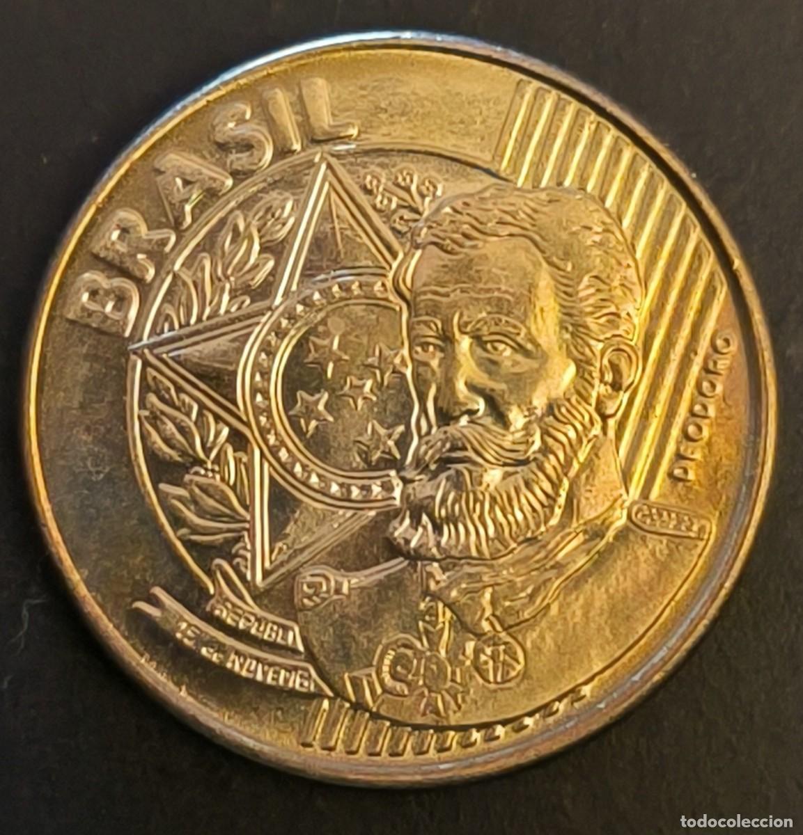 Monedas antiguas de Am&eacute;rica: Brasil 25 centavos, 2007 - Foto 2