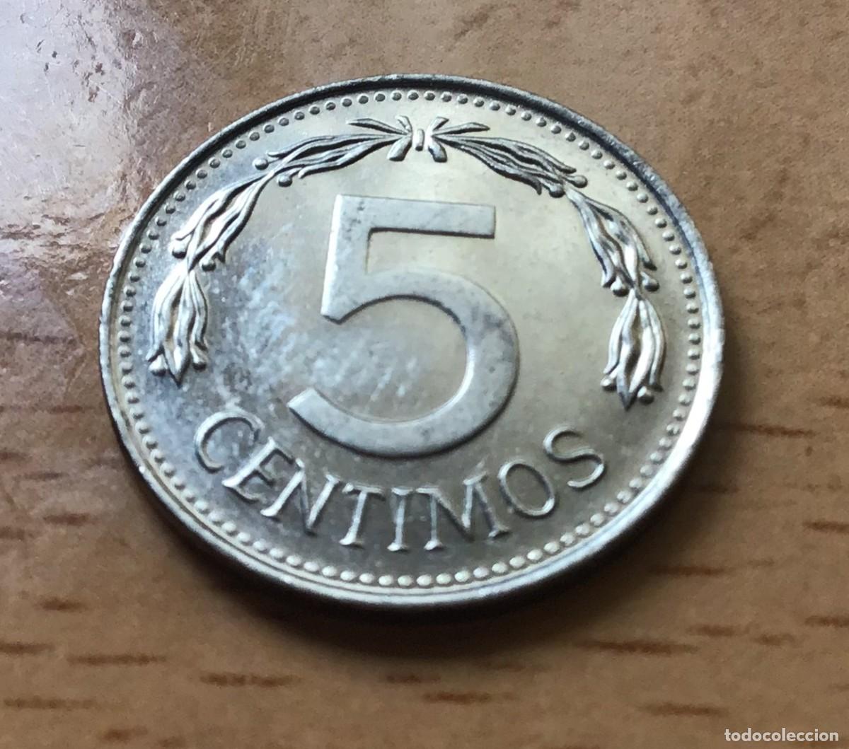 Monedas antiguas de Am&eacute;rica: 5 c&eacute;ntimos de Venezuela. A&ntilde;o 1983