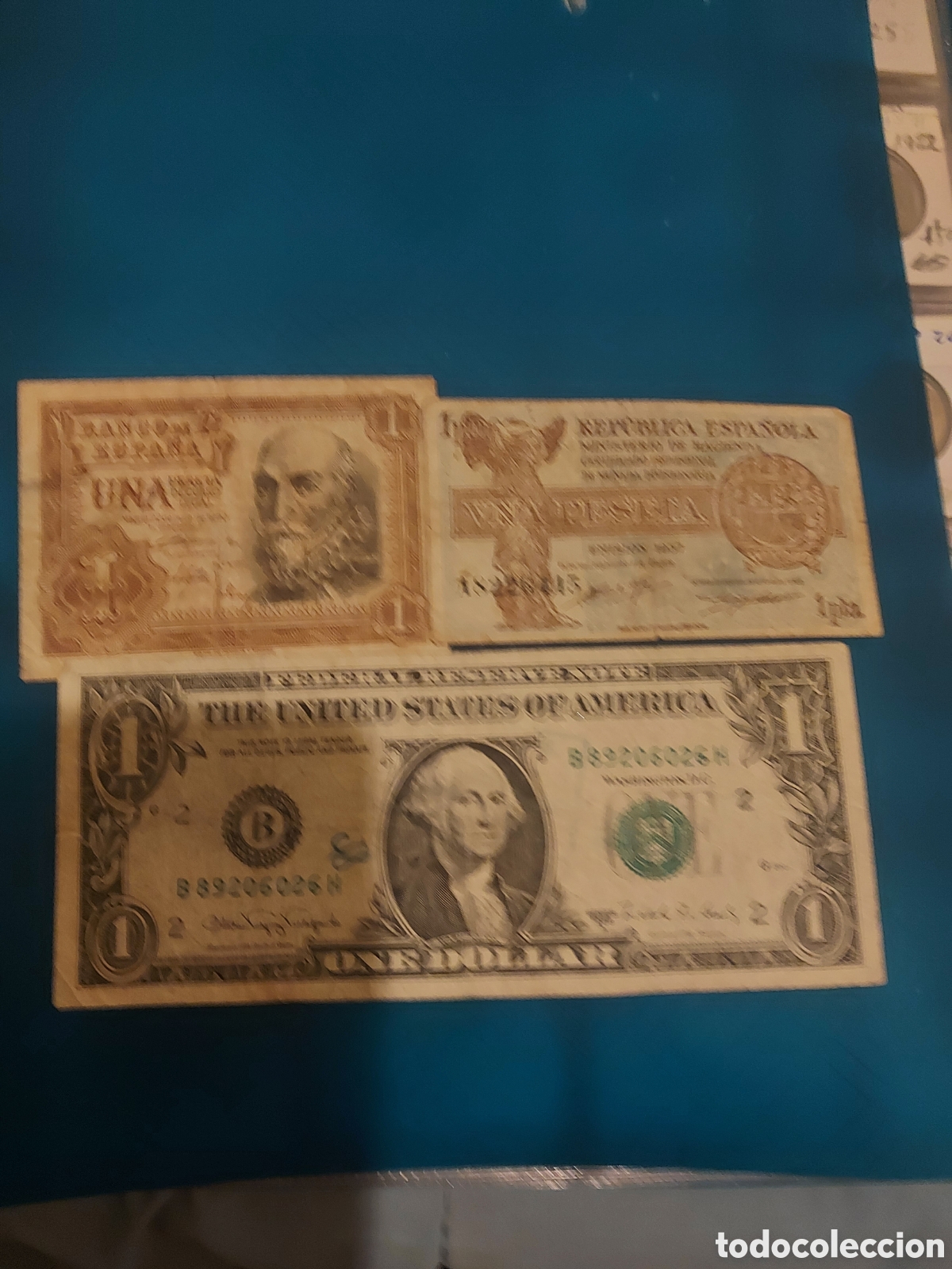 Monedas antiguas de Am&eacute;rica: 2 Spain y1UsAdolar el dolar - Foto 1