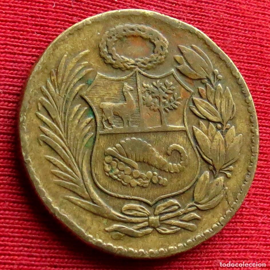 Monedas antiguas de Am&eacute;rica: Peru 1/2 sol de oro 1947 - Foto 2