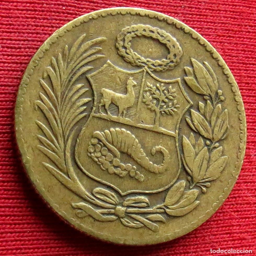 Monedas antiguas de Am&eacute;rica: Peru 1/2 sol de oro 1948 - Foto 2