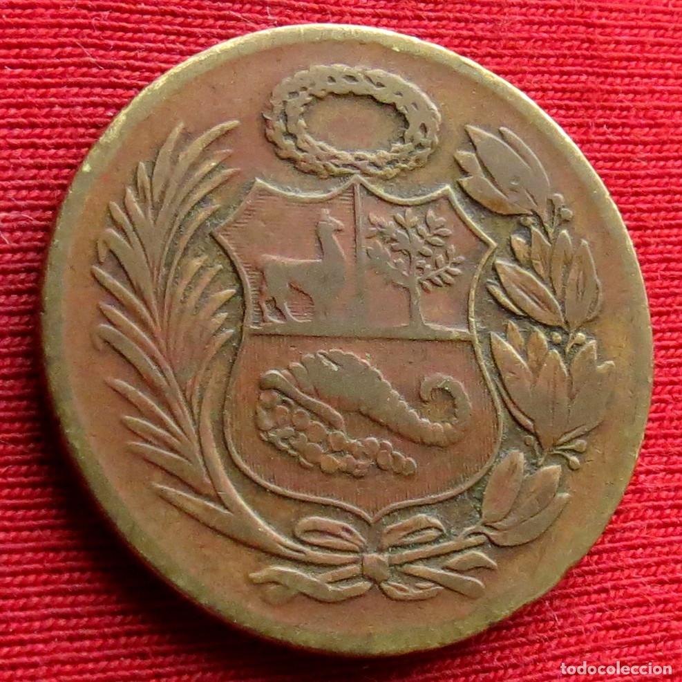 Monedas antiguas de Am&eacute;rica: Peru 1/2 sol de oro 1953 - Foto 2