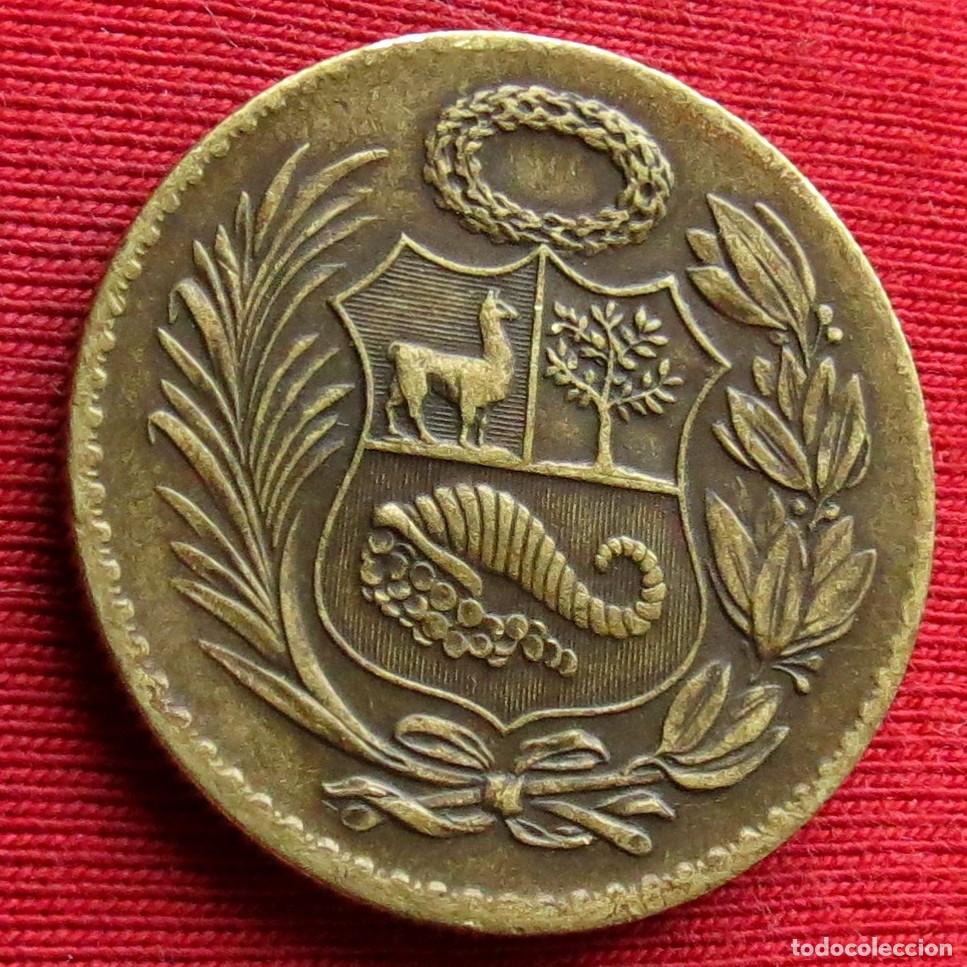 Monedas antiguas de Am&eacute;rica: Peru 1/2 sol de oro 1955 - Foto 2