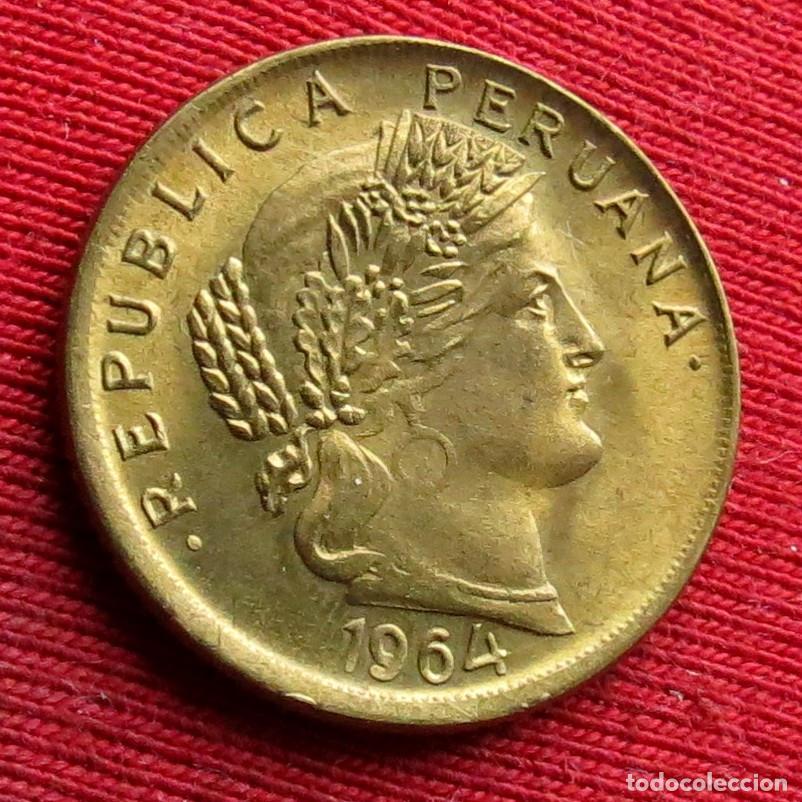 Monedas antiguas de Am&eacute;rica: Peru 10 centavos 1964 - Foto 2