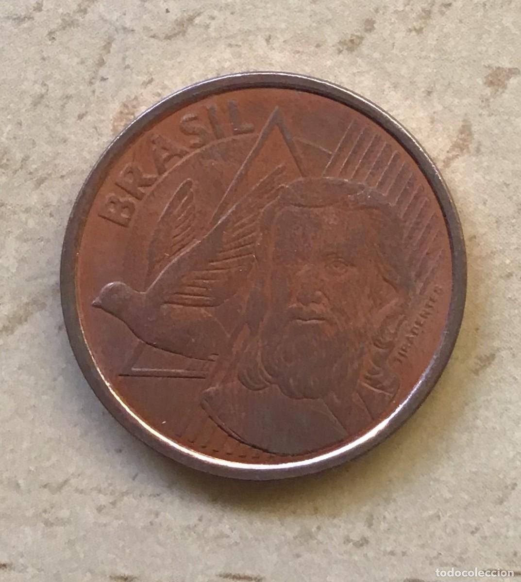 Monedas antiguas de Am&eacute;rica: 5 centavos de Brasil. A&ntilde;o 2014 - Foto 2