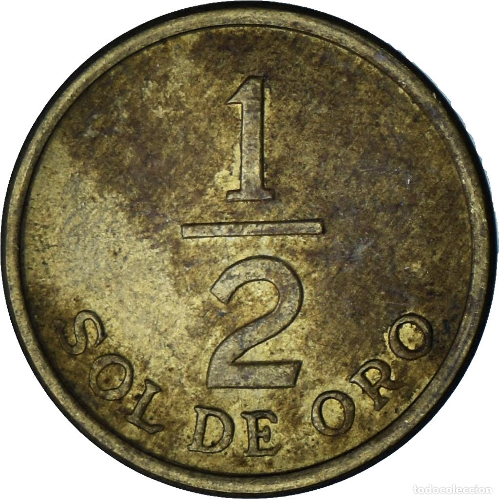 Monedas antiguas de Am&eacute;rica: [#1377504] Per&uacute;, 1/2 Sol, 1976 - Foto 2