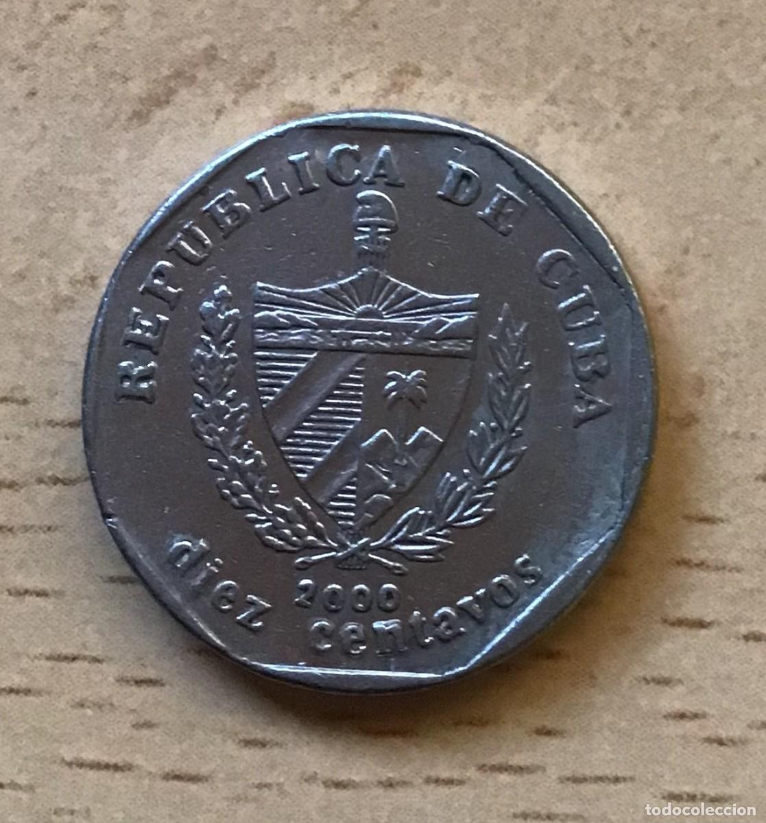 Monedas antiguas de Am&eacute;rica: 10 centavos de Cuba. A&ntilde;o 2000 - Foto 1