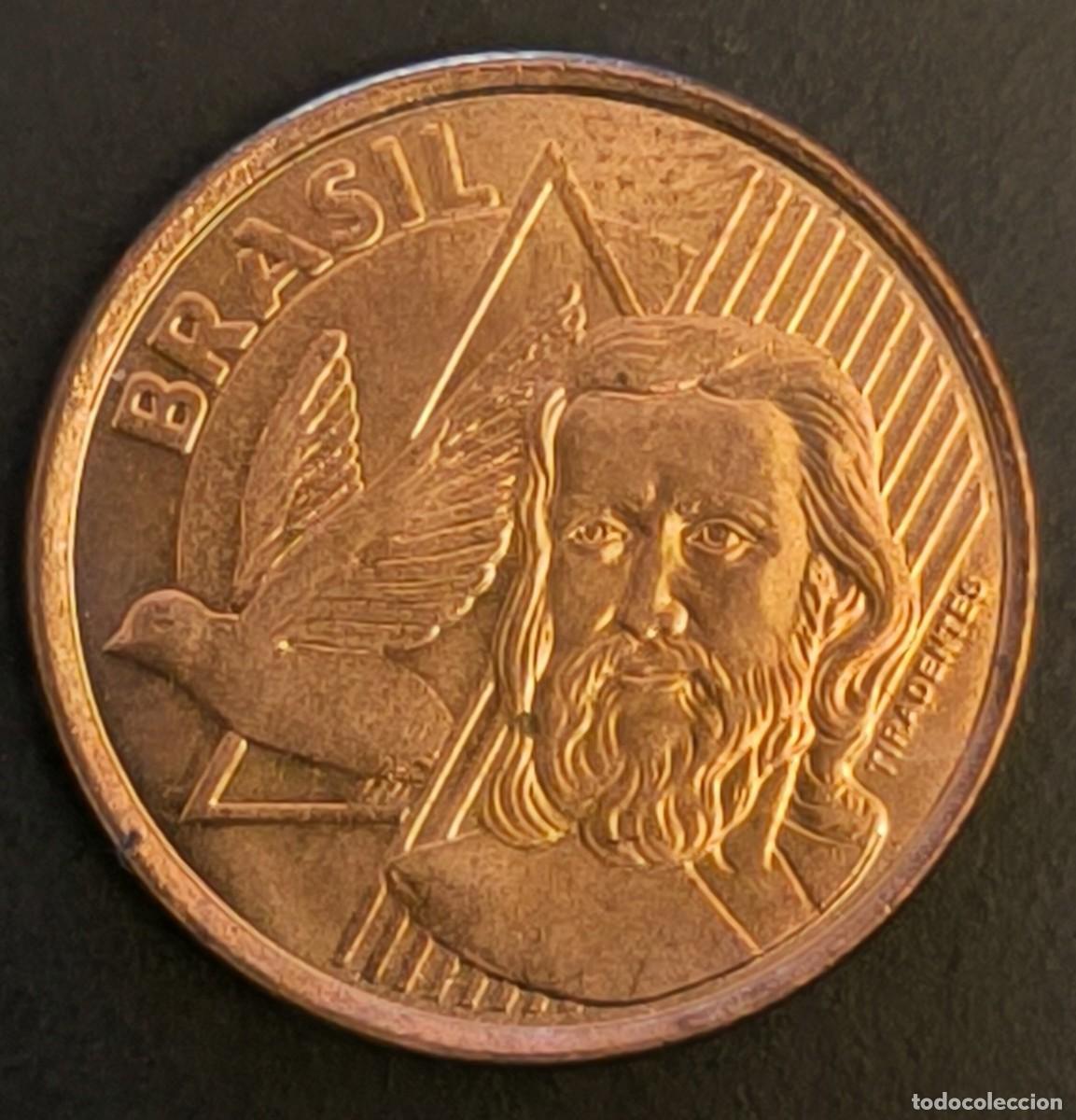 Monedas antiguas de Am&eacute;rica: Brasil 5 centavos, 2013 - Foto 2
