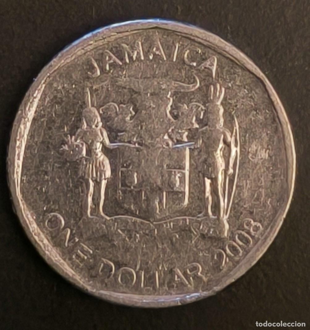 Monedas antiguas de Am&eacute;rica: Jamaica 1 d&oacute;lar, 2008 - Foto 1