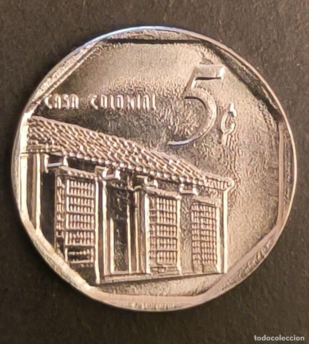 Monedas antiguas de Am&eacute;rica: Cuba 5 centavos, 2016 - Foto 2