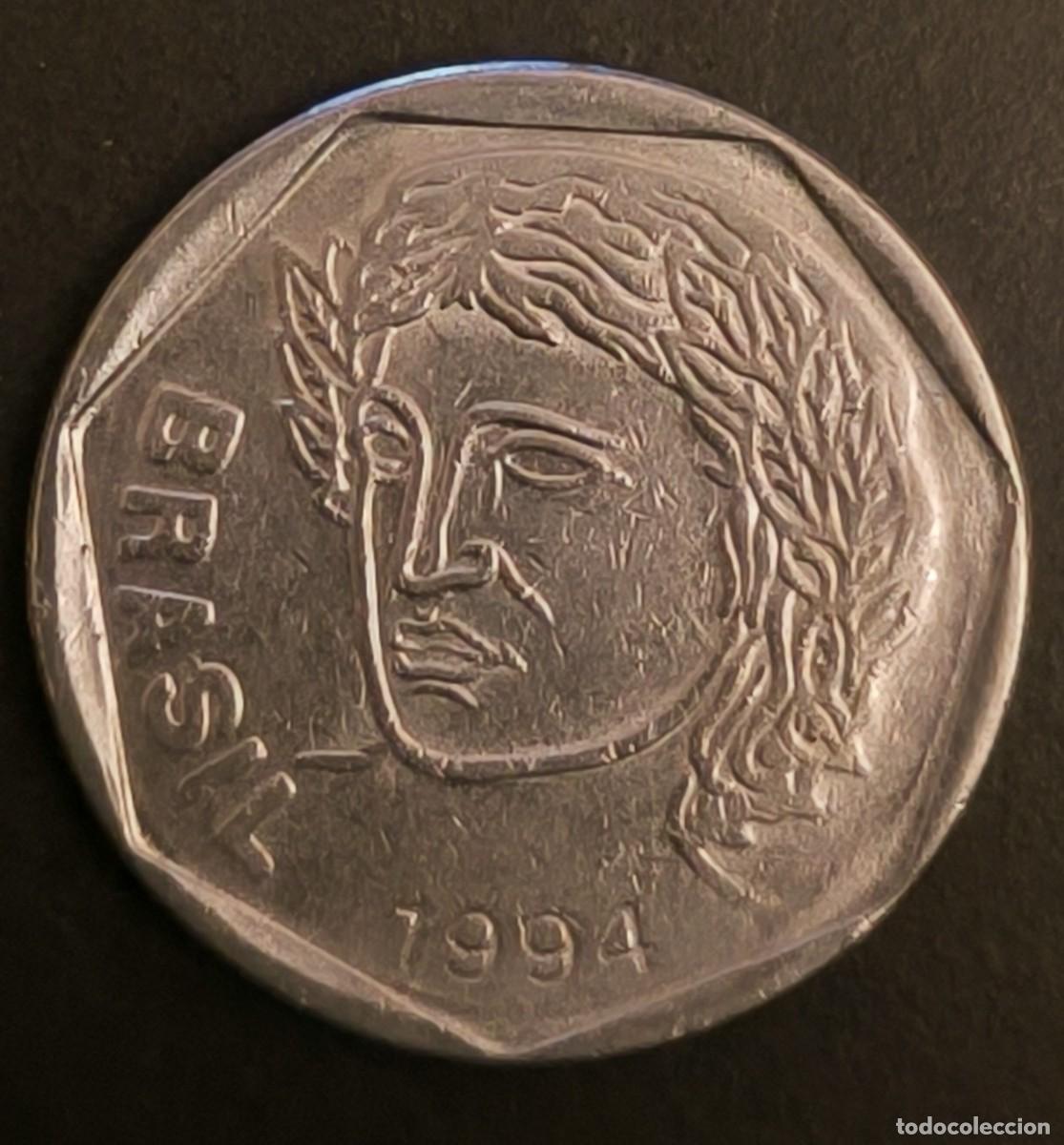 Monedas antiguas de Am&eacute;rica: Brasil 25 centavos, 1994 - Foto 1