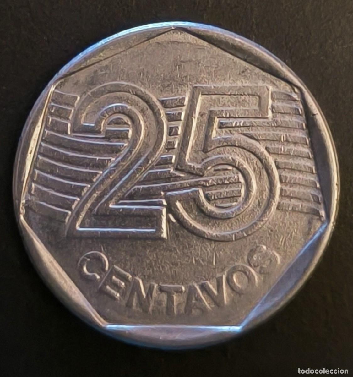 Monedas antiguas de Am&eacute;rica: Brasil 25 centavos, 1994 - Foto 2