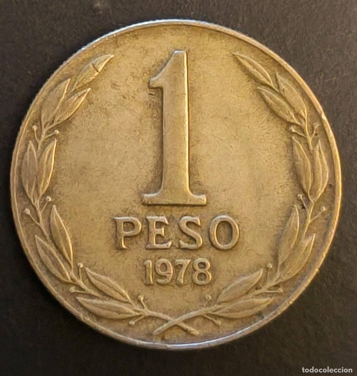Monedas antiguas de Am&eacute;rica: Chile 1 peso, 1978 - Foto 1