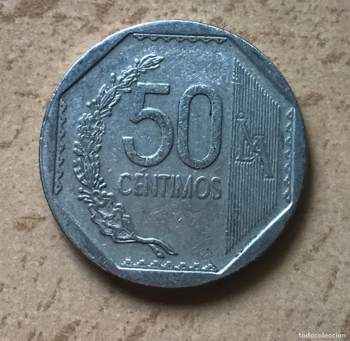 Monedas antiguas de Am&eacute;rica: 50 c&eacute;ntimos de Per&uacute;. A&ntilde;o 2006 - Foto 1
