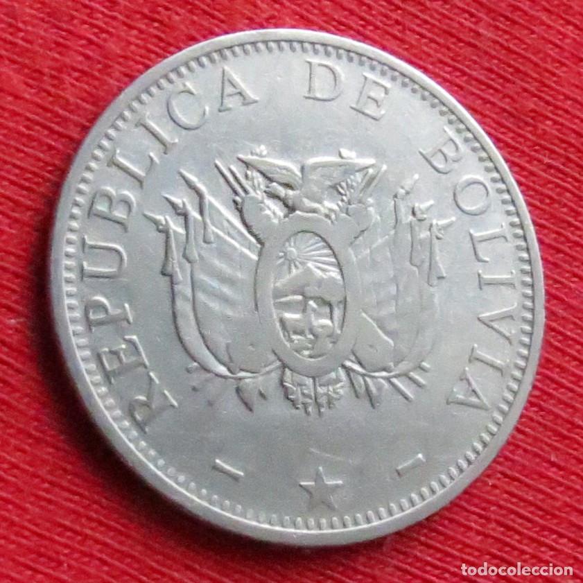 Monedas antiguas de Am&eacute;rica: Bolivia 50 centavos 2001 - Foto 2
