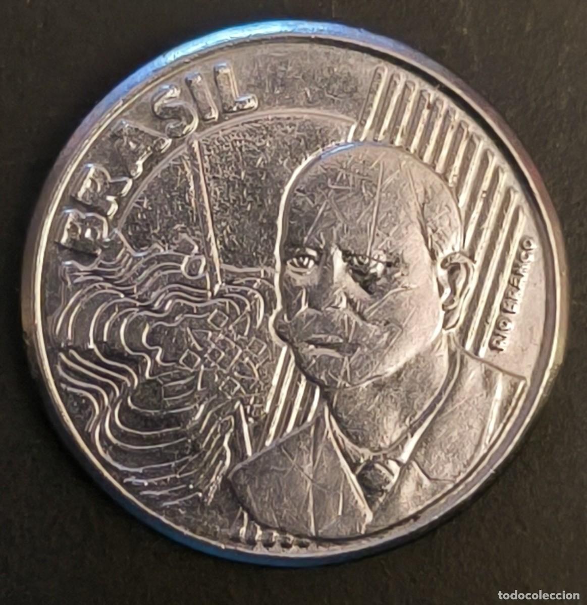 Monedas antiguas de Am&eacute;rica: Brasil 50 centavos, 2003 - Foto 2