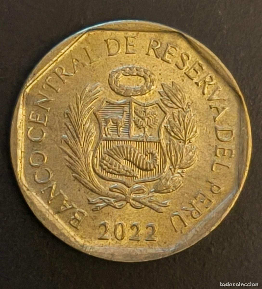 Monedas antiguas de Am&eacute;rica: Per&uacute; 10 c&eacute;ntimos, 2022 - Foto 1