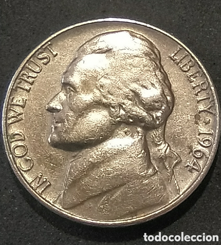 Monedas antiguas de Am&eacute;rica: RARA 1964 NO TIENE CECA - Foto 1