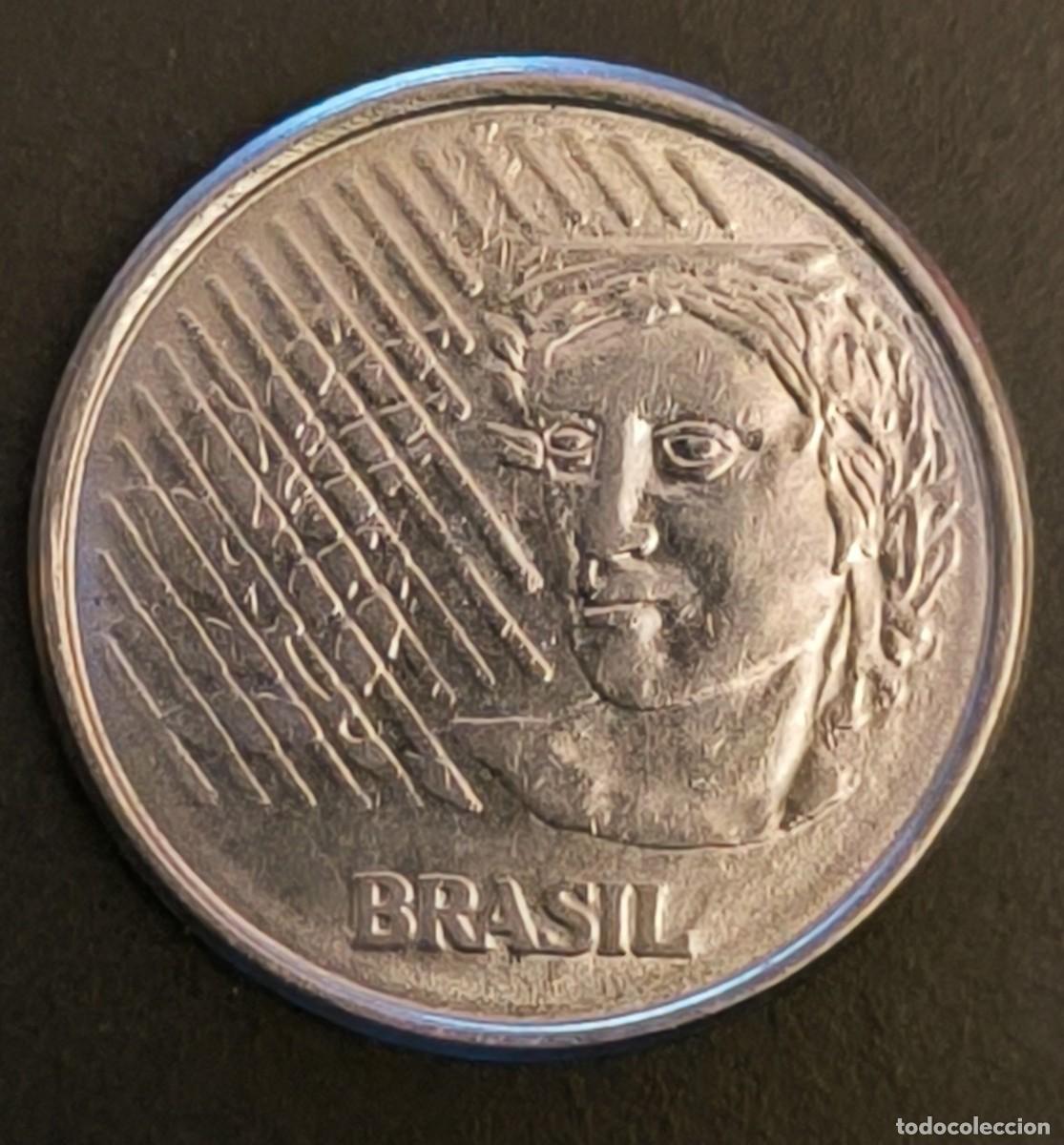 Monedas antiguas de Am&eacute;rica: Brasil 10 centavos, 1996 - Foto 1