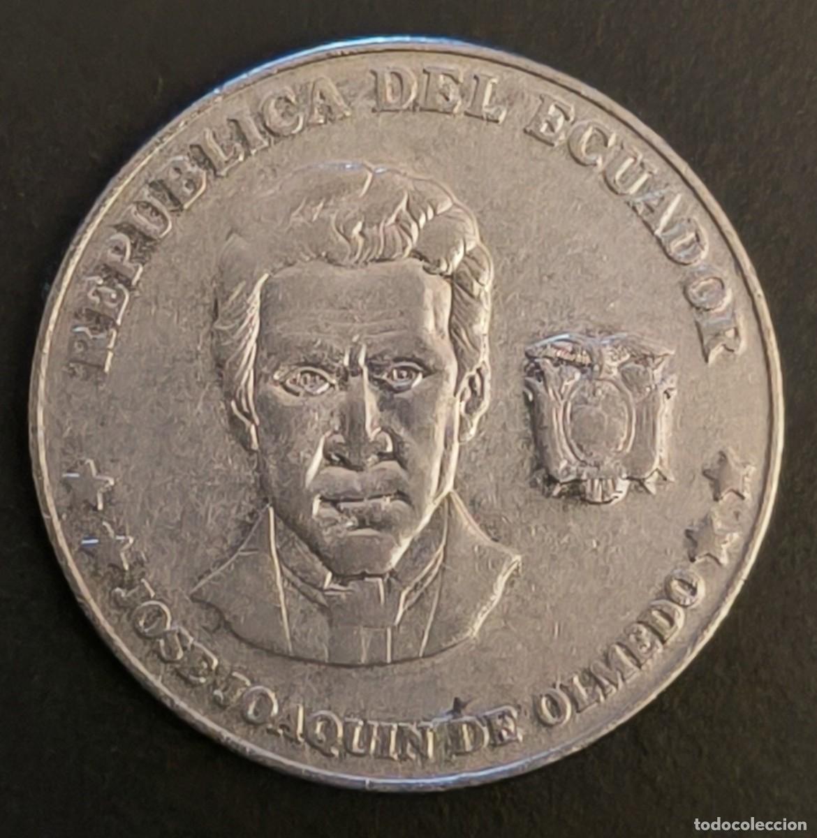 Monedas antiguas de Am&eacute;rica: Ecuador 25 centavos, 2000 - Foto 1
