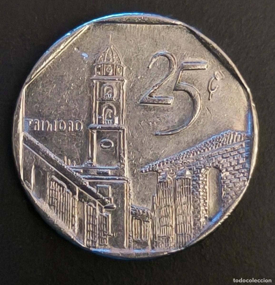 Monedas antiguas de Am&eacute;rica: Cuba 25 centavos, 2002 - Foto 1