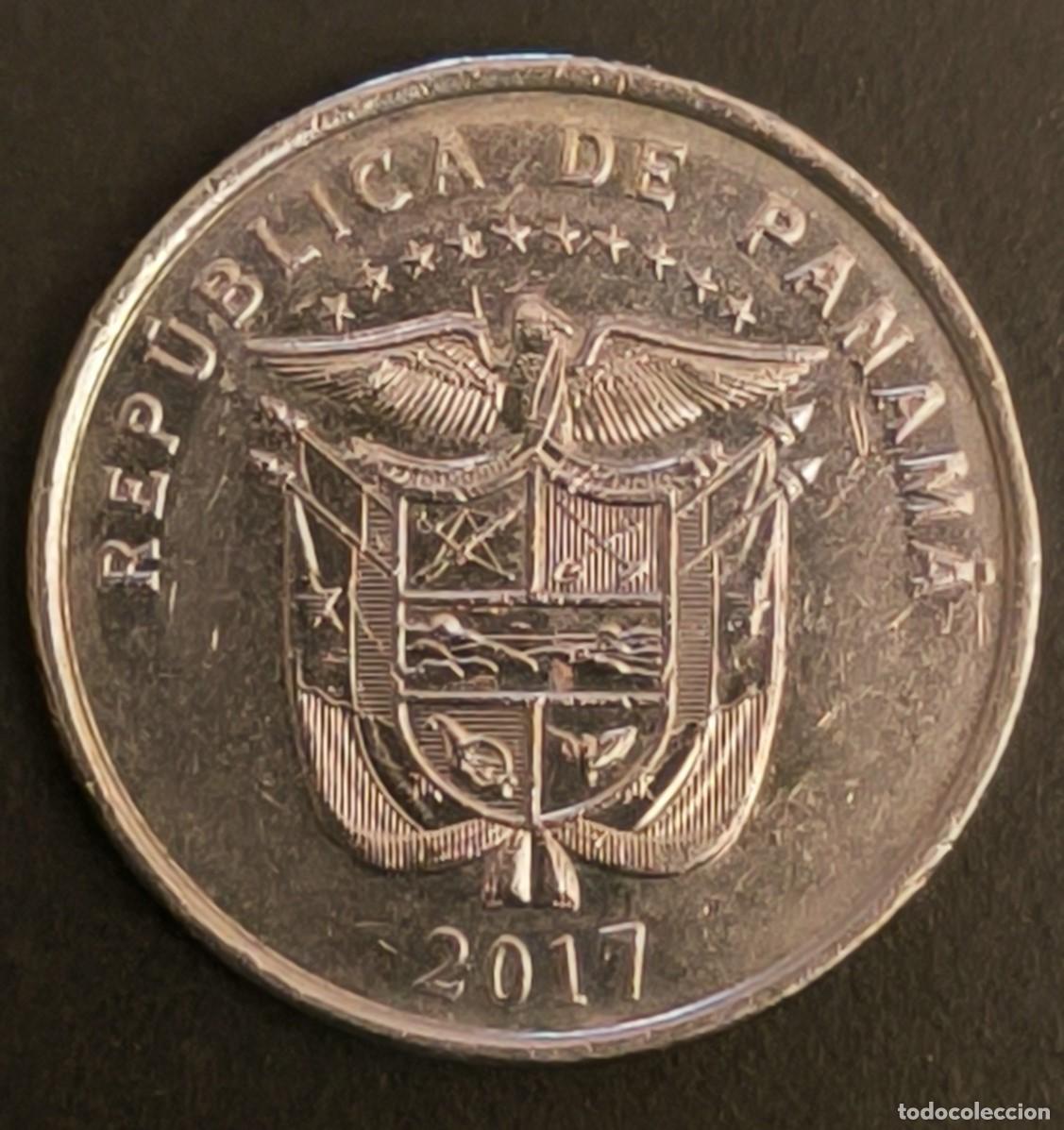 Monedas antiguas de Am&eacute;rica: Panam&aacute; 5 cent&eacute;simos, 2017 - Foto 2