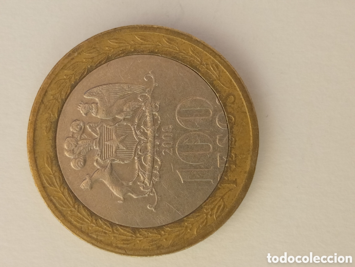 Monedas antiguas de Am&eacute;rica: CHILE 100 PESOS 2008 - Foto 2