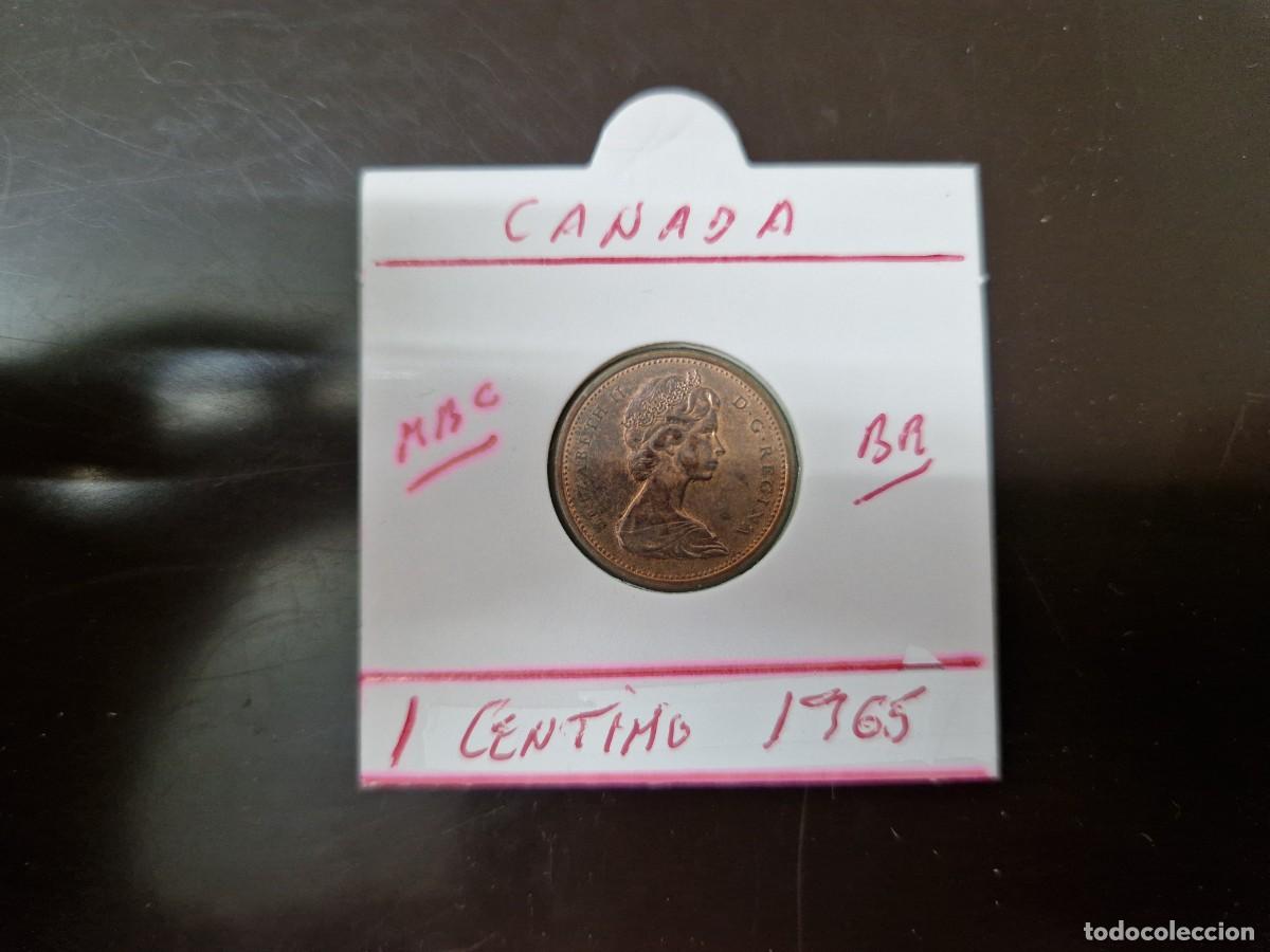Monedas antiguas de Am&eacute;rica: CANADA 1 CENTIMO 1965 MBC KM=59.1 (BRONCE) - Foto 1