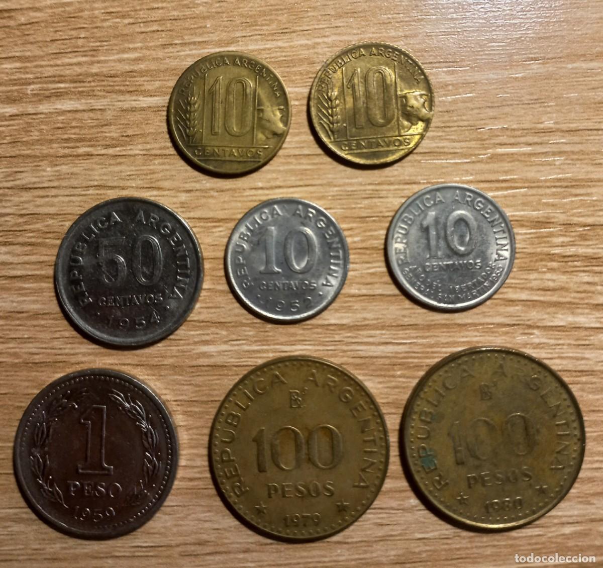 Monedas antiguas de Am&eacute;rica: Lote monedas de Argentina - Foto 1