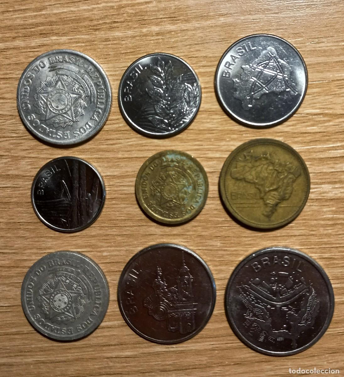 Monedas antiguas de Am&eacute;rica: Lote de 19 monedas de Brasil - Foto 2