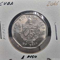 Monedas antiguas de América: CUBA 1 PESO 2016 KM#579 SC UNC GUAMA.