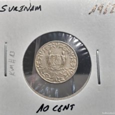 Monedas antiguas de América: SURINAM 10 CENTAVOS/CENT 1962 KM#13 MBC.
