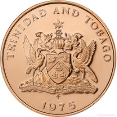 Monedas antiguas de América: [#1220189] TRINIDAD & TOBAGO, 5 CENTS, 1975, FRANKLIN MINT, BRONCE, FDC, KM:26