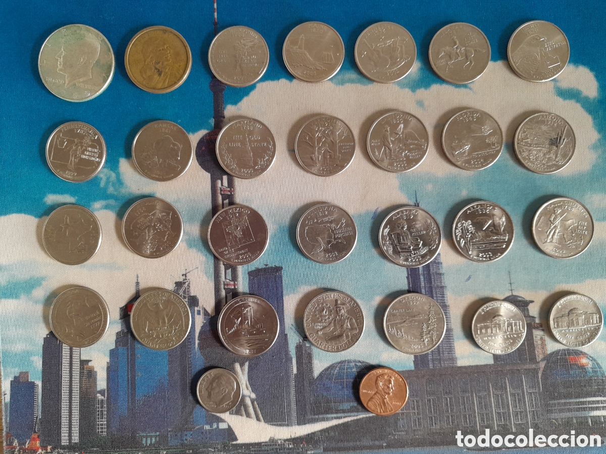 Monedas antiguas de Am&eacute;rica: MONEDAS DE NORTEAMERICA - Foto 2