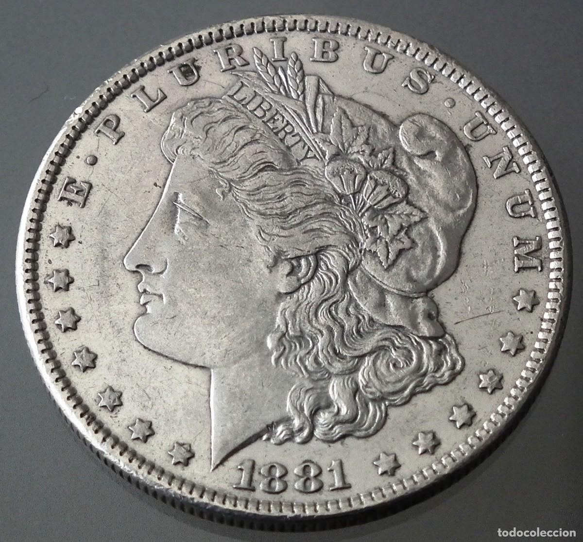Monedas antiguas de Am&eacute;rica: MONEDA 1 D&Oacute;LAR MORGAN 1881 - CECA MARCA 0 - Foto 1