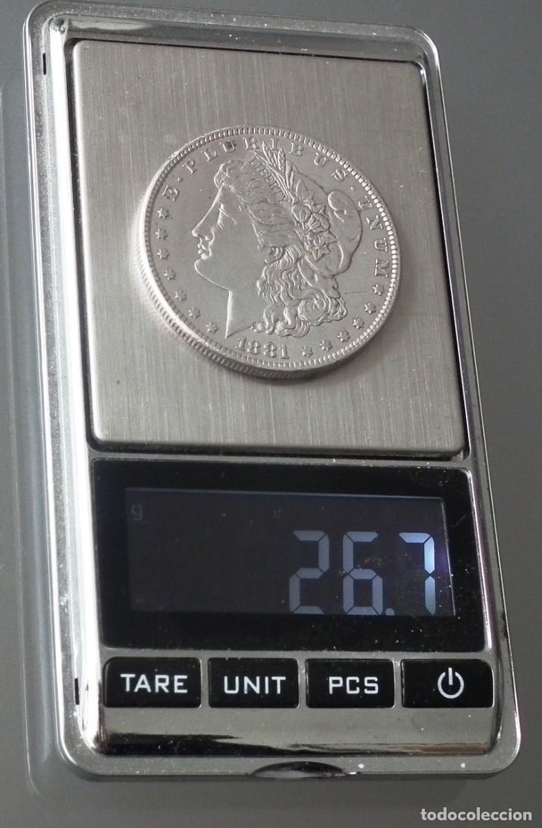 Monedas antiguas de Am&eacute;rica: MONEDA 1 D&Oacute;LAR MORGAN 1881 - CECA MARCA 0 - Foto 3