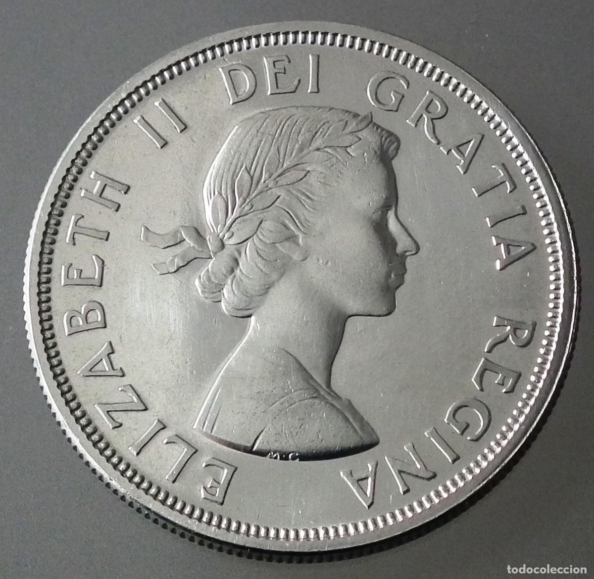 Monedas antiguas de Am&eacute;rica: CANADA 1 D&Oacute;LAR 1964 - Foto 1