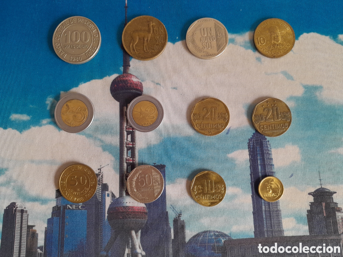 Monedas antiguas de Am&eacute;rica: MONEDAS DE PERU SUDAMERICA - Foto 2