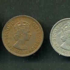 Monedas antiguas de América: LOTE DE 4 MONEDAS COLONIALES BRITANICAS DISTINTAS DE ESTADOS DEL CARIBE DELAÑO1956 AL 1965 MIRATELAS