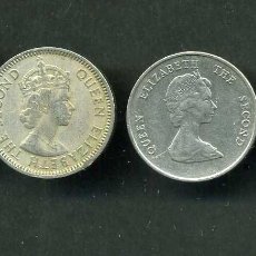 Monedas antiguas de América: LOTE DE 4 MONEDAS COLONIALES BRITANICAS DISTINTAS DE ESTADOS DEL CARIBE DELAÑO1955 AL 1999 MIRATELAS