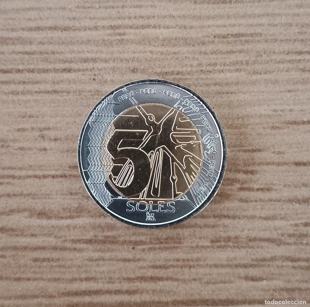 Monedas antiguas de Am&eacute;rica: Peru 5 Soles , A&ntilde;o 2024 , UNC - Foto 1